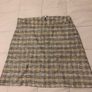 Zara plaid miniskirt